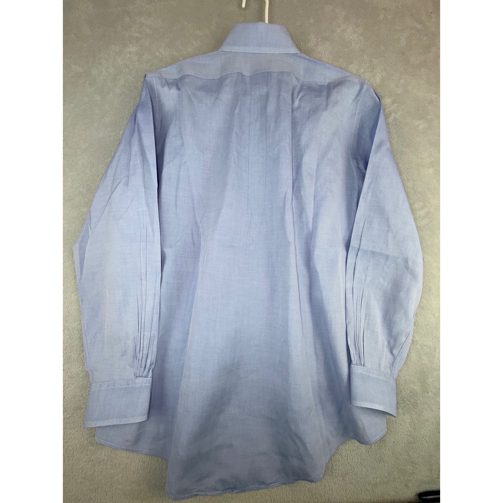 Brooks Brothers Mens 16.5X34 Light Blue Oxford Cloth Button Down Dress Shirt - Picture 5 of 6